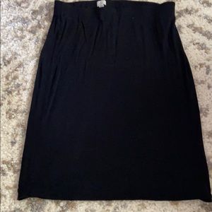 Black Business Pencil Skirt